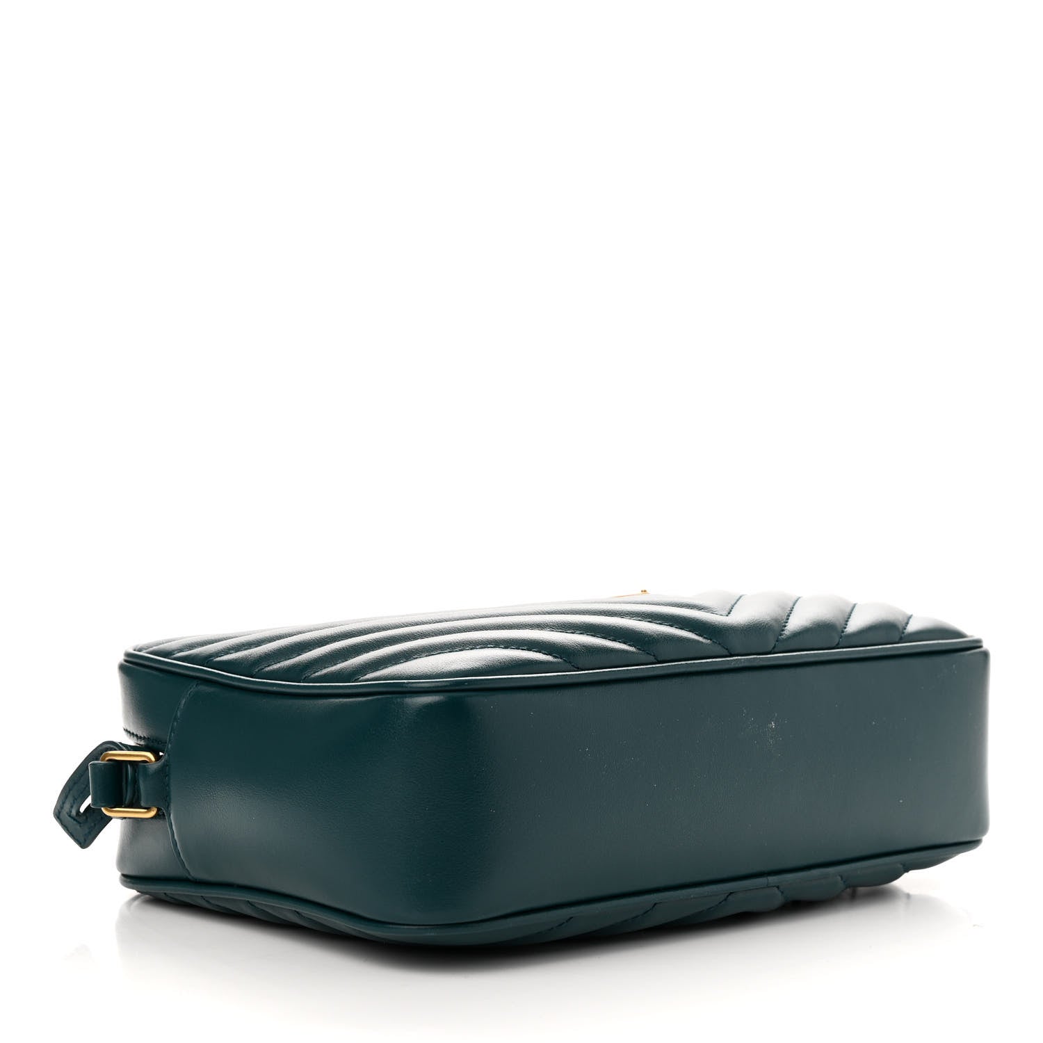 Saint Laurent Calfskin Matelasse Monogram Lou Camera Bag Sea Turquoise 4 of 12