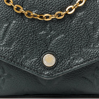 Louis Vuitton Empreinte Pochette Felicie Chain Wallet Black 12 of 14