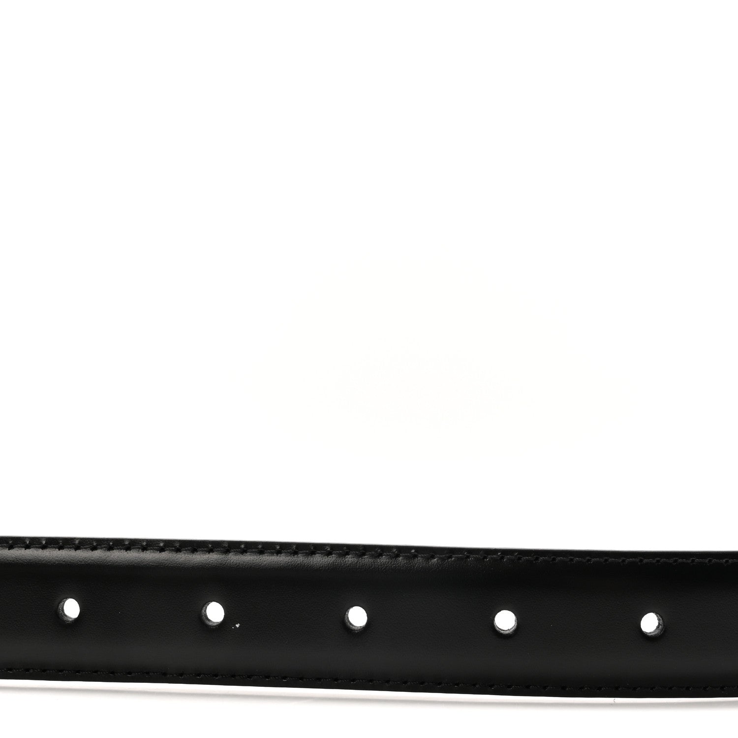 Celine Box Calfskin Medium 25mm Triomphe Belt 70 28 Black 3 of 6