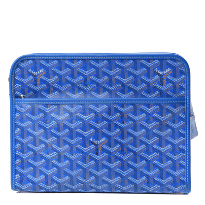 Goyard Goyardine Jouvence Toiletry Pouch Sky Blue 1 of 5