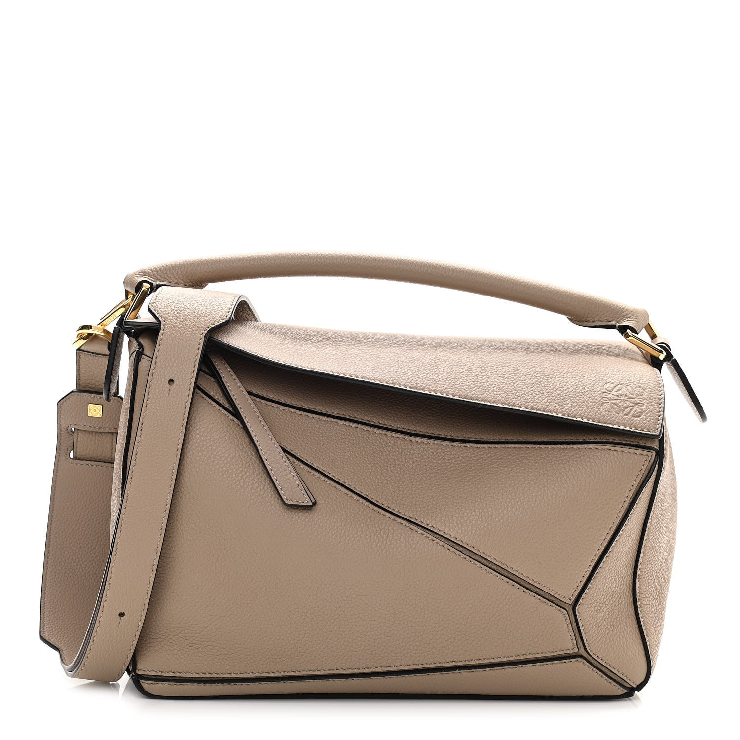 Loewe Calfskin Medium Puzzle Bag Sand 1 of 11