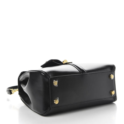 Celine Satinated Calfskin Small 16 Top Handle Bag Black 4 of 11