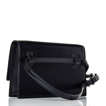 Balenciaga Shiny Box Calfskin Monochrome XS Sharp Belt Bag Black 3 of 8