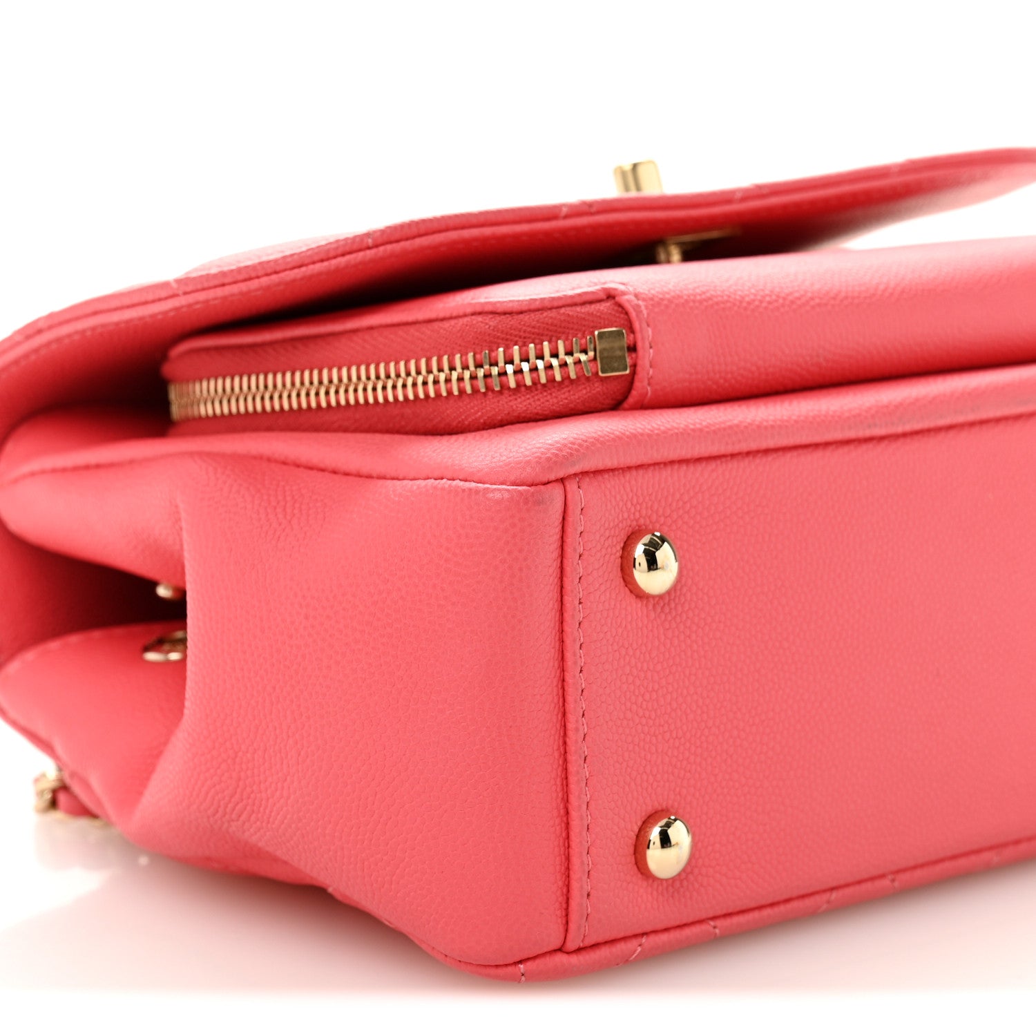 Chanel Caviar Quilted Small Business Affinity Flap Coral 9 of 11