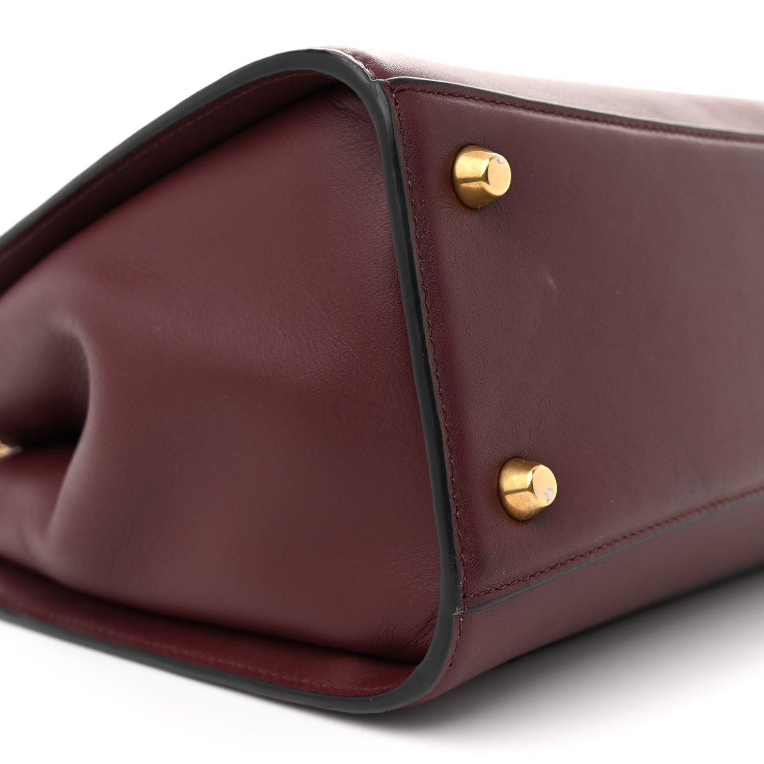 Marc Jacobs Calfskin Small West End Top Handle Bag Burgundy 8 of 14