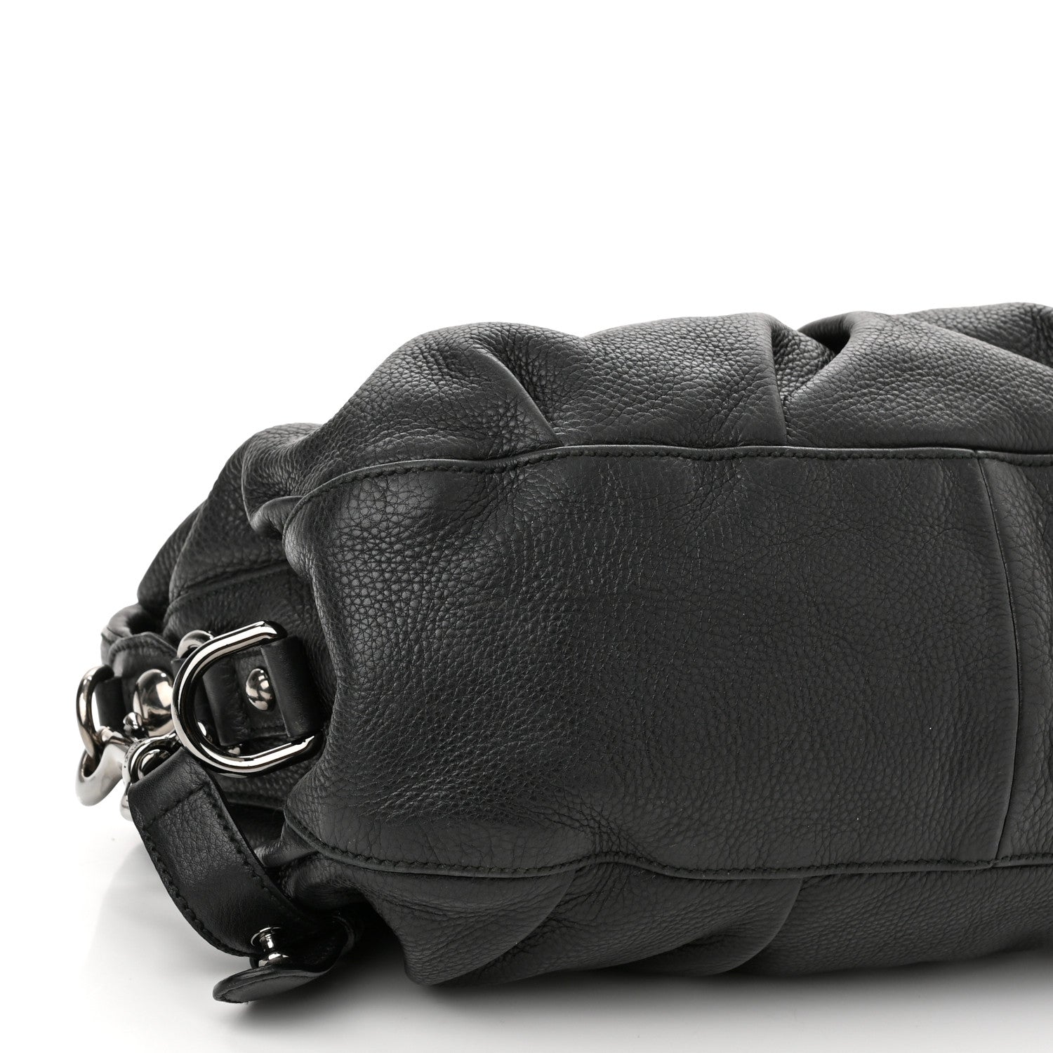 Gucci Calfskin Medium Icon Bit Boston Black 9 of 14