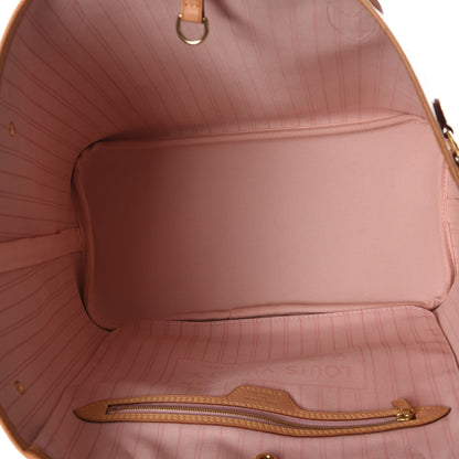 Louis Vuitton Damier Azur Neo Neverfull MM Rose Ballerine 4 of 12