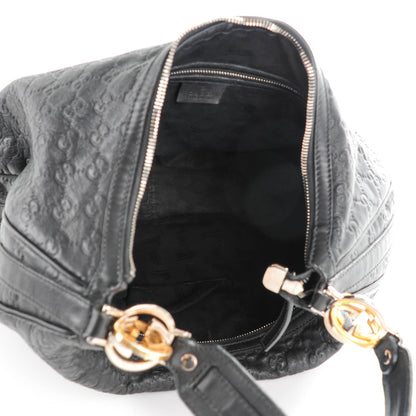 Gucci Guccissima Large GG Twins Hobo Black 5 of 7