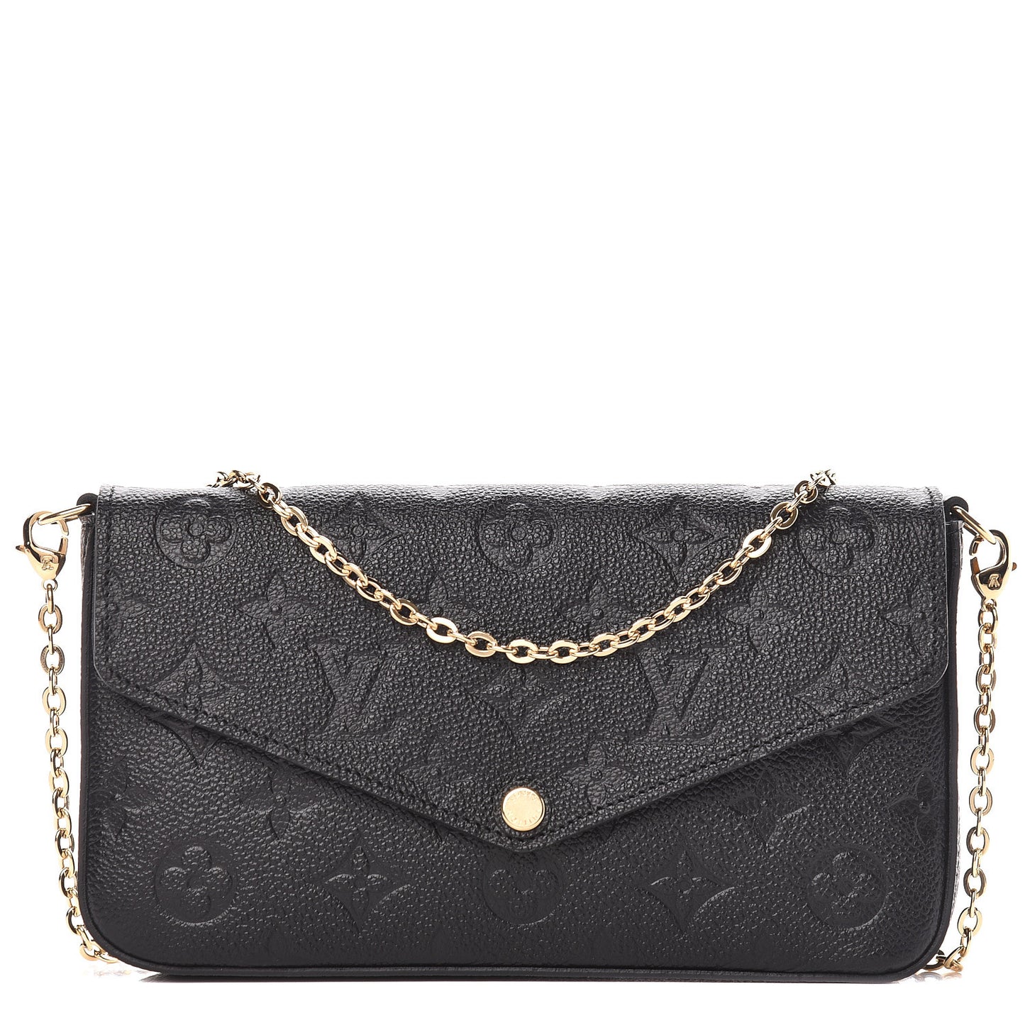 Empreinte Pochette Felicie Chain Wallet Black