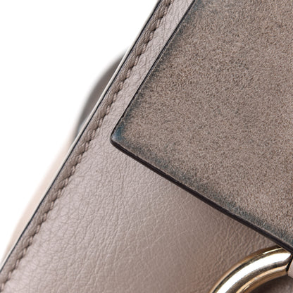 Chloe Suede Calfskin Mini Faye Bracelet Bag Motty Grey 12 of 13