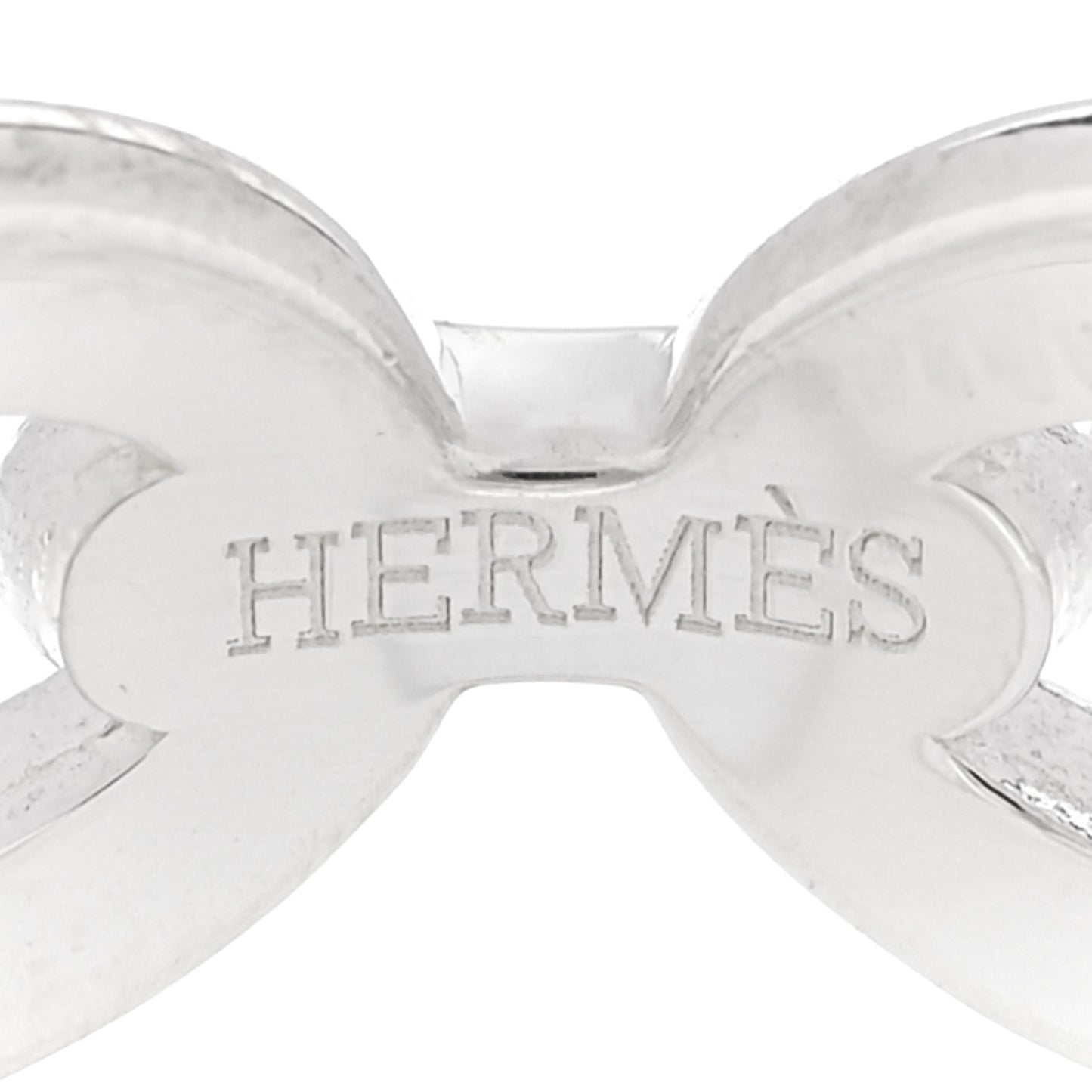 Sterling Silver PM Chaine d'Ancre Enchainee Band Ring 49 4.75