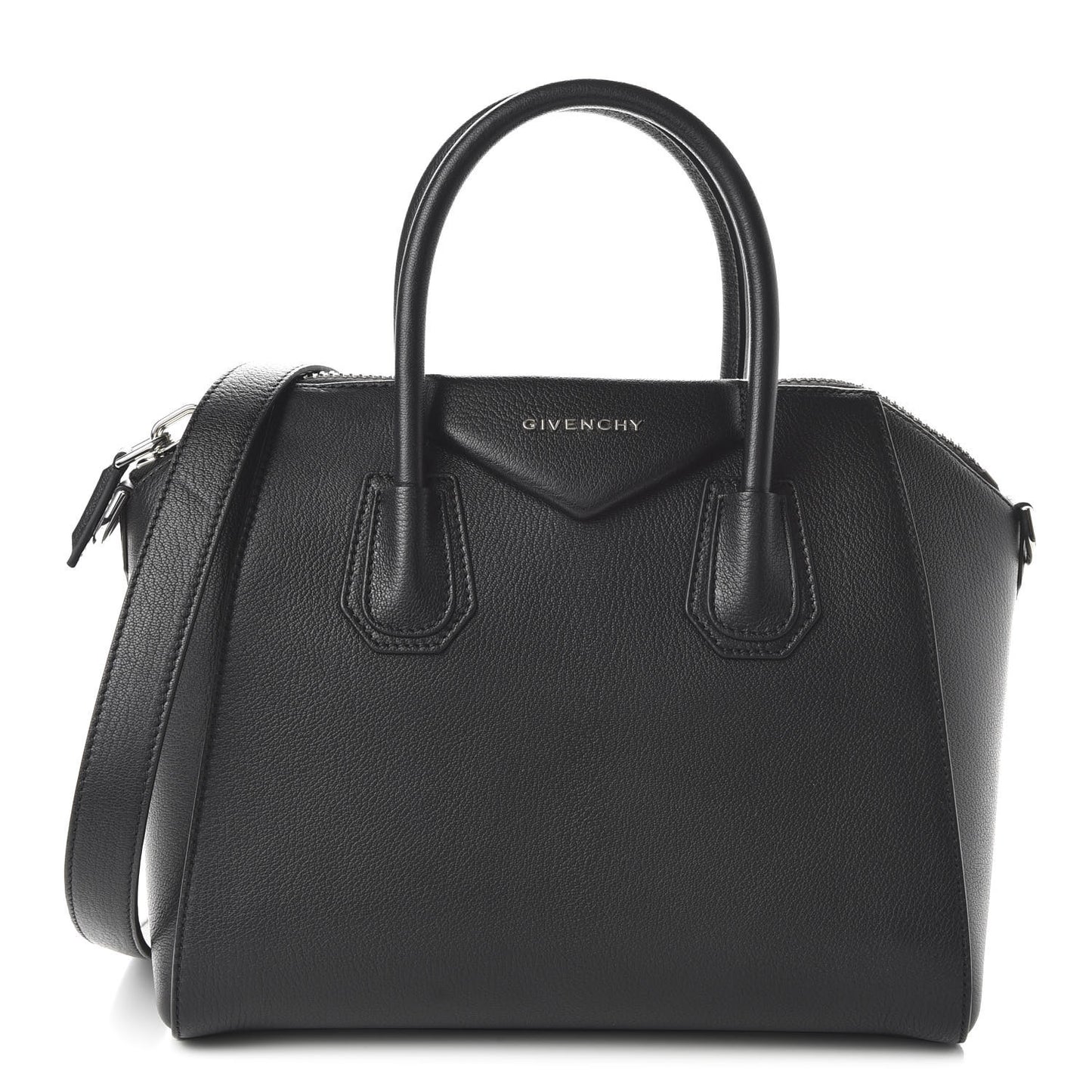 Sugar Goatskin Small Antigona Black