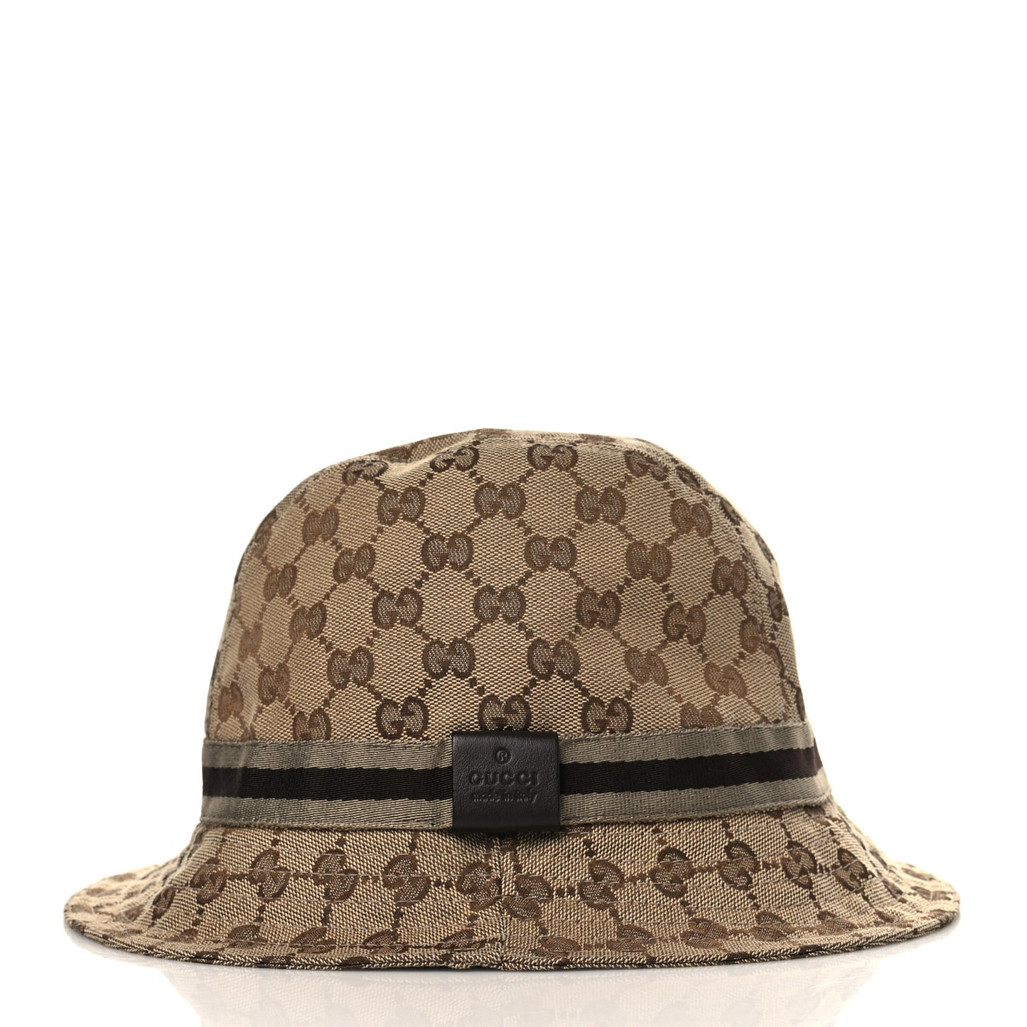 Monogram Web Bucket Hat XL Brown