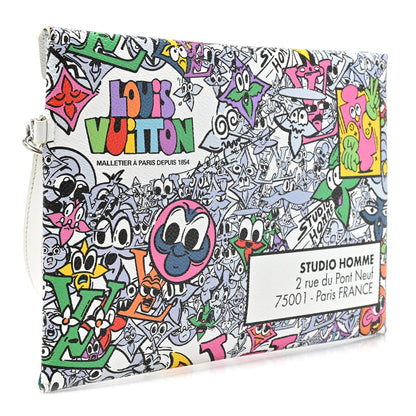Louis Vuitton Monogram Comics Trio Envelope Pouch Multicolor 4 of 9