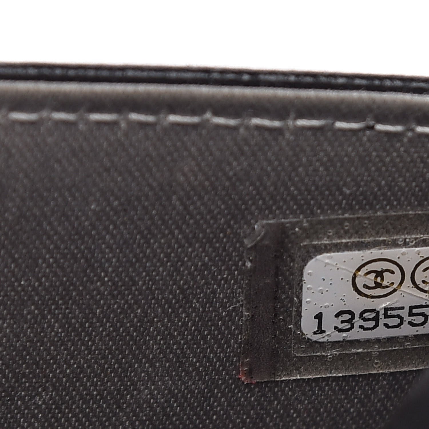 Chanel Lambskin Camellia Embossed Wallet on Chain WOC Black 10 of 12