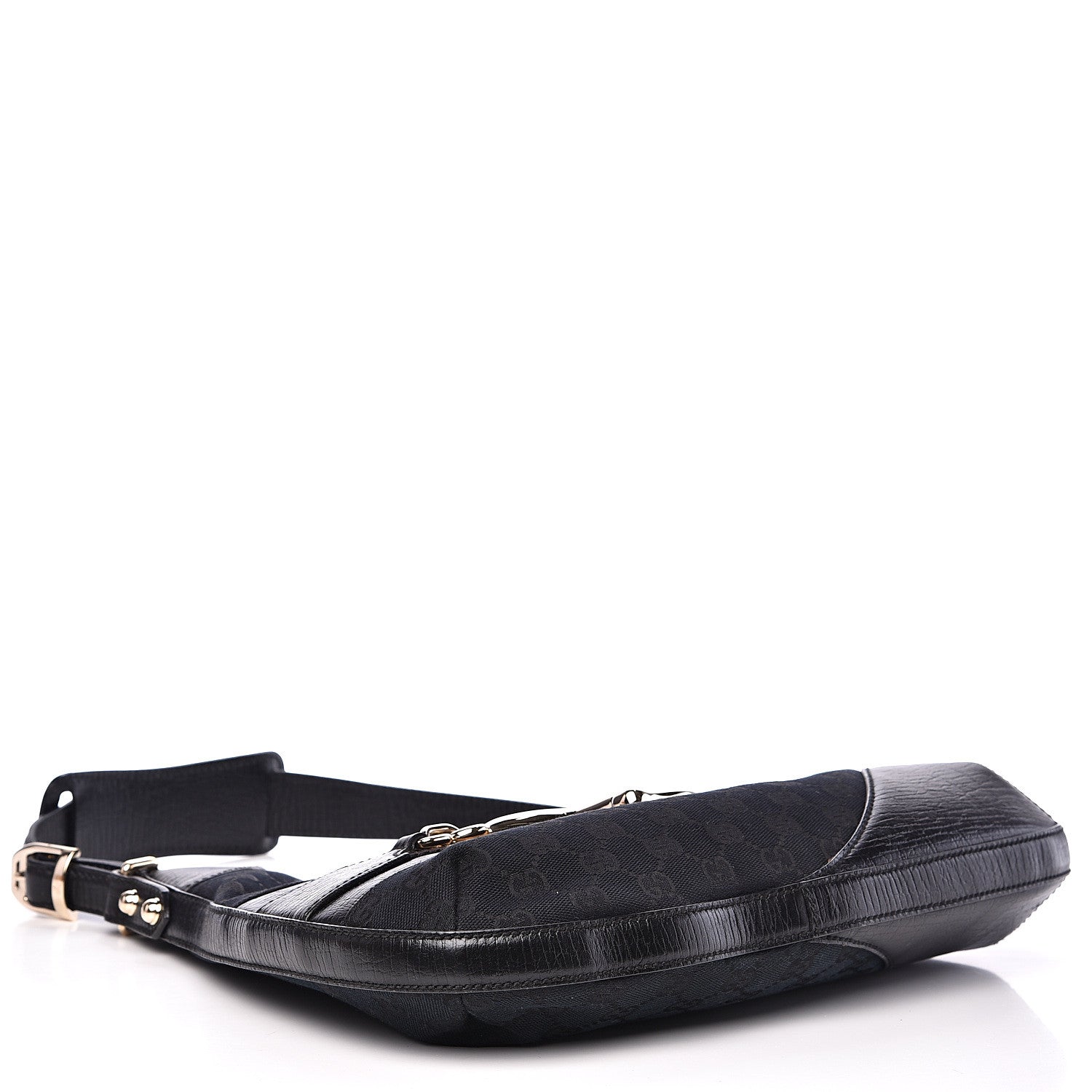 Gucci Monogram Hasler Hobo Black 3 of 12