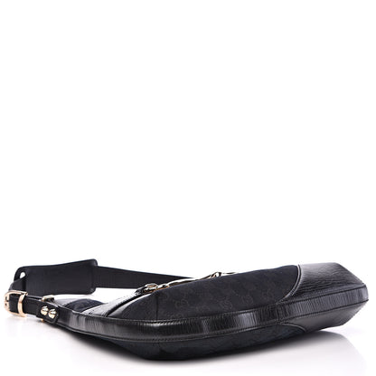Gucci Monogram Hasler Hobo Black 3 of 12