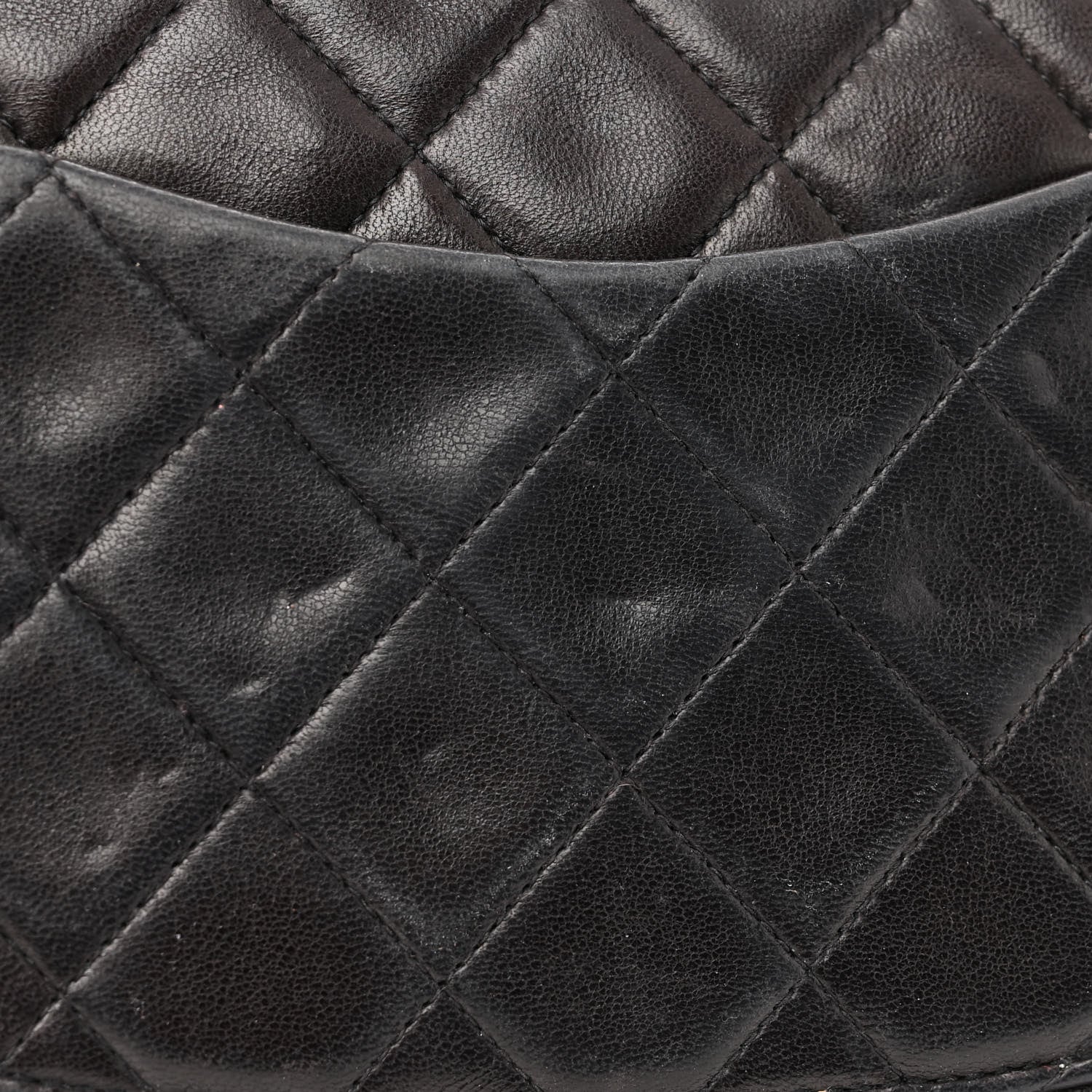 Chanel Lambskin Quilted Medium Double Flap Black 13 of 13