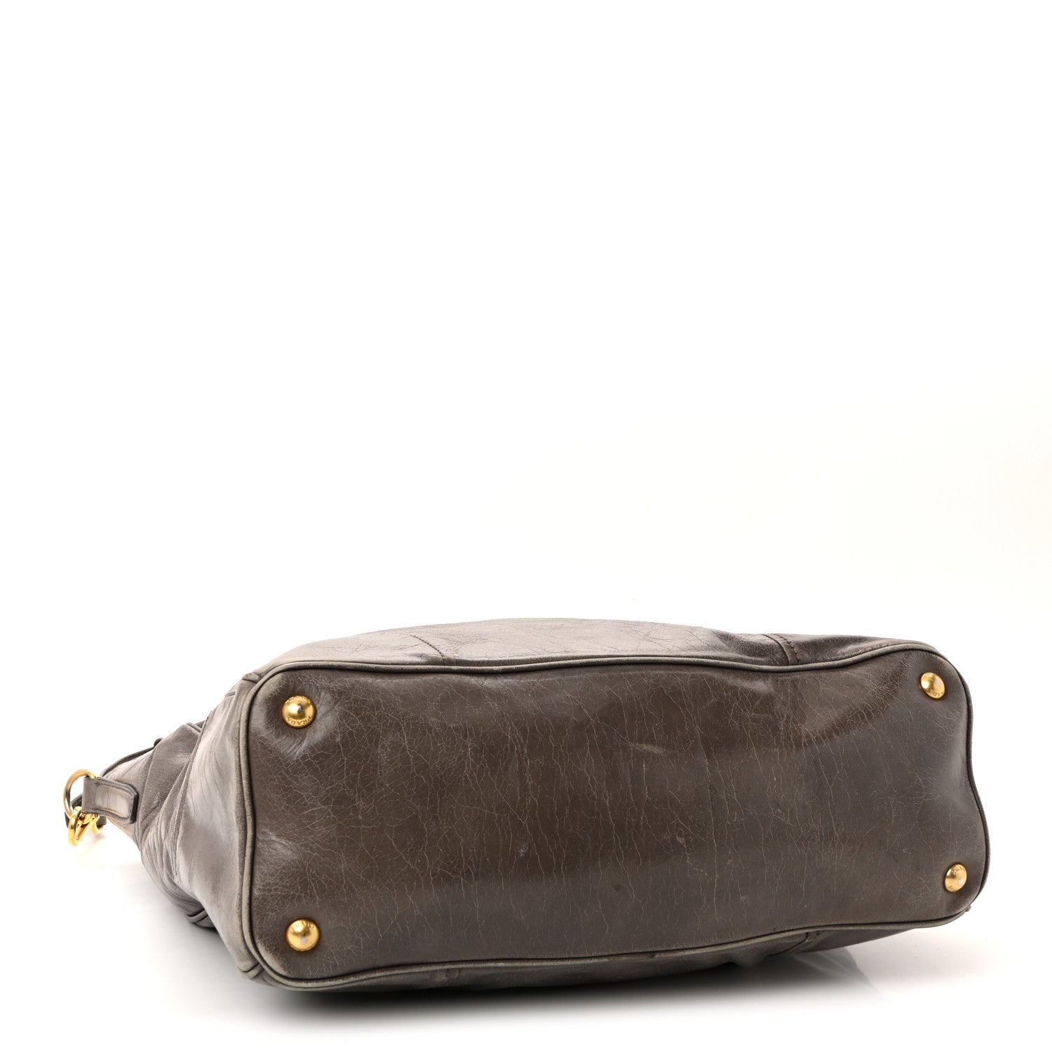 Prada Vitello Shine Tote Bambu 4 of 9
