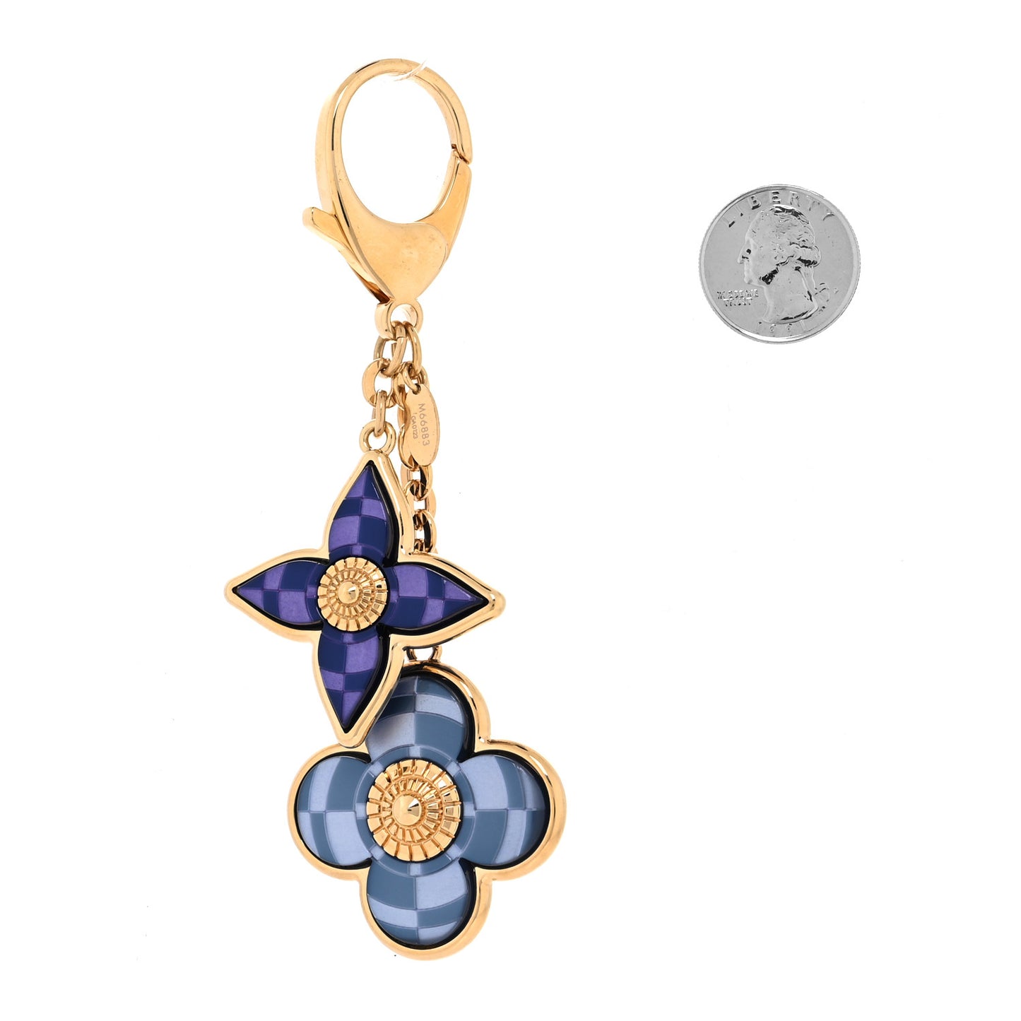 Mosaique Bag Charm Blue