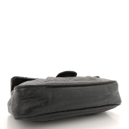 Chanel Distressed Lambskin Lady Braid Flap Black 4 of 12