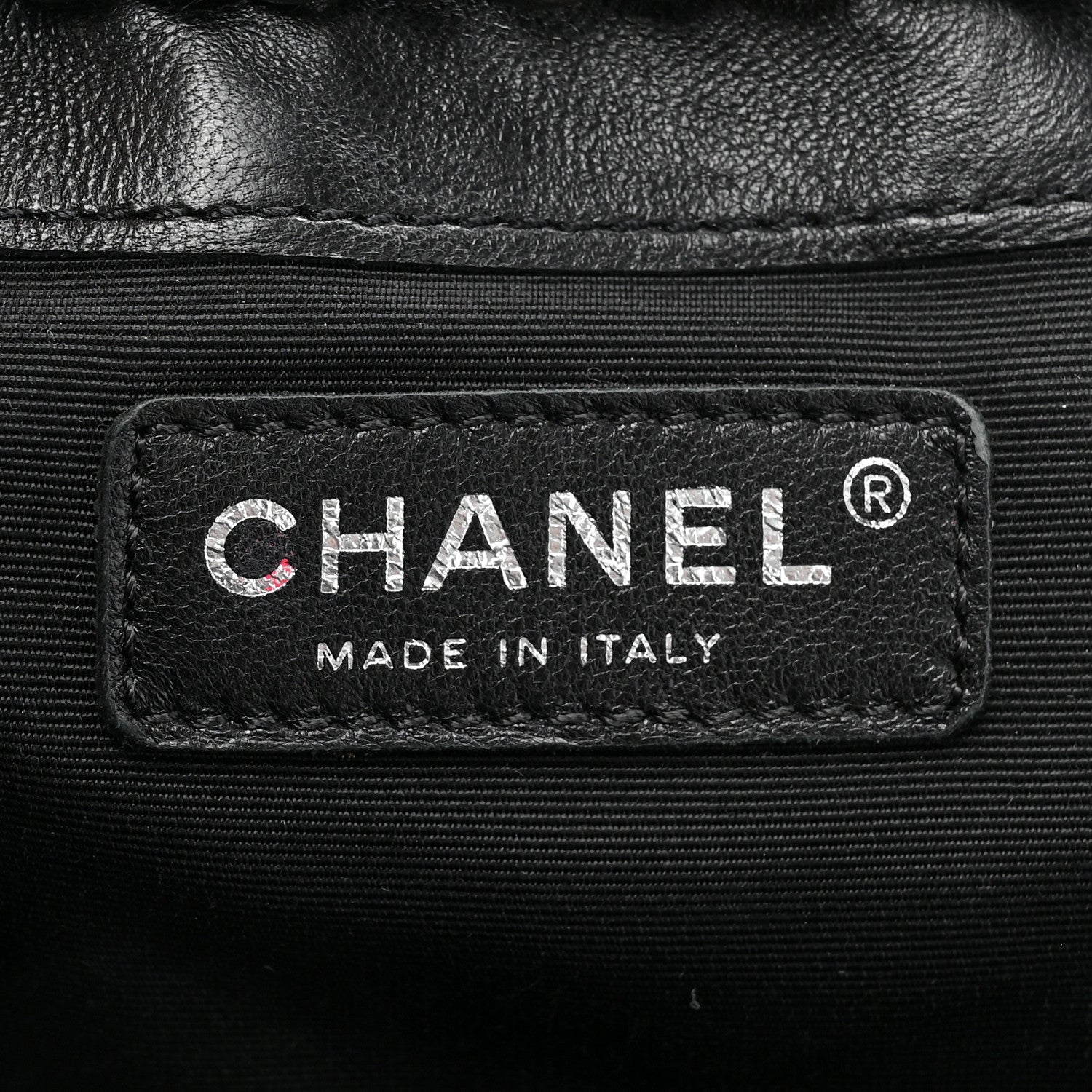 Chanel Lambskin Quilted Western Baluchon Fringe Bag Black 6 of 9