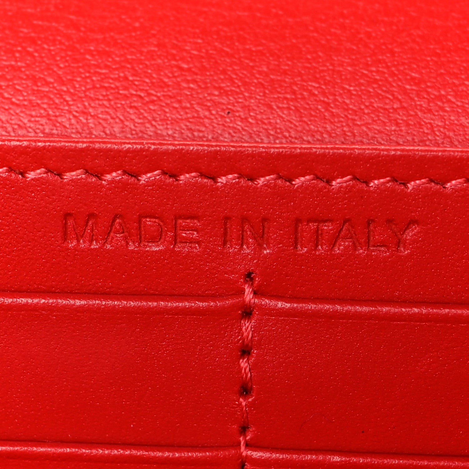 Christian Louboutin Calfskin Boudoir Wallet on Chain Red 7 of 9