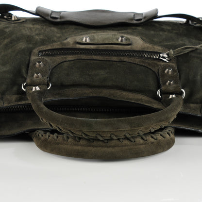 Balenciaga Baby Daim Suede Classic Hardware City Olive 5 of 8