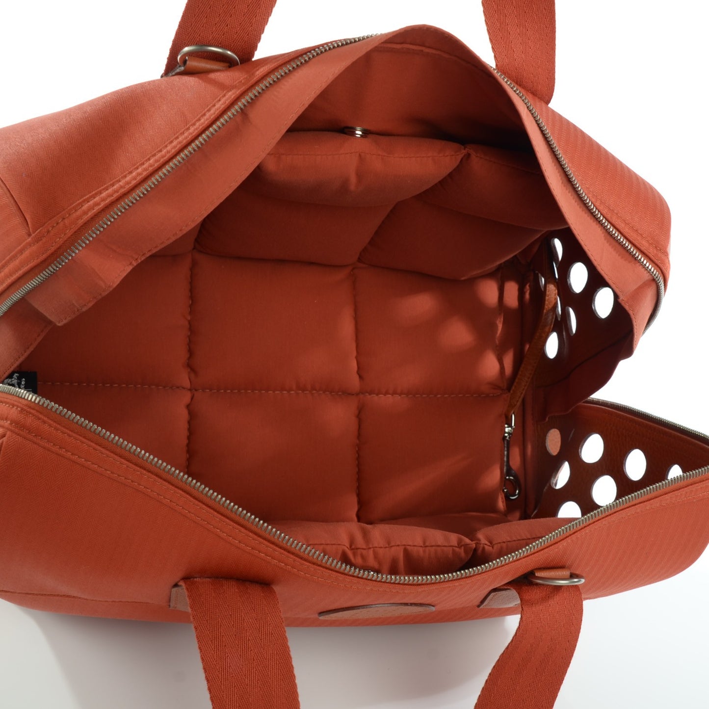 Buffle Toile Sac A Chien TouTou Brique Potiron