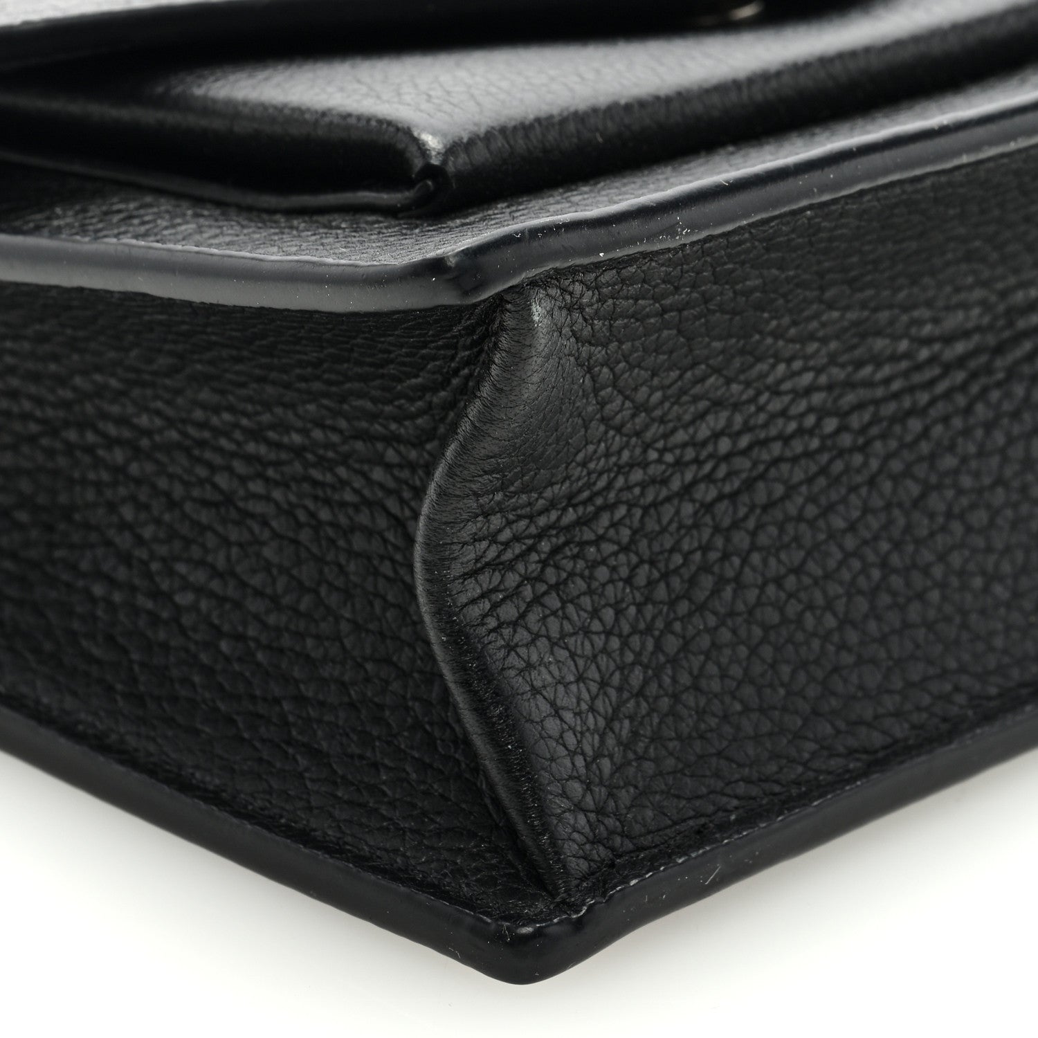 Louis Vuitton Soft Calfskin Mini My Lockme Chain Pochette Black 7 of 8