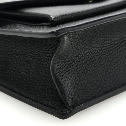 Louis Vuitton Soft Calfskin Mini My Lockme Chain Pochette Black 7 of 8