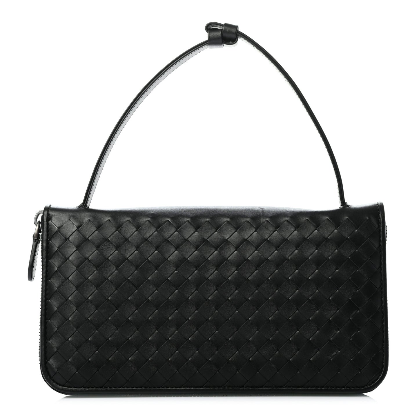 Nappa Intrecciato Travel Organizer Wallet Black