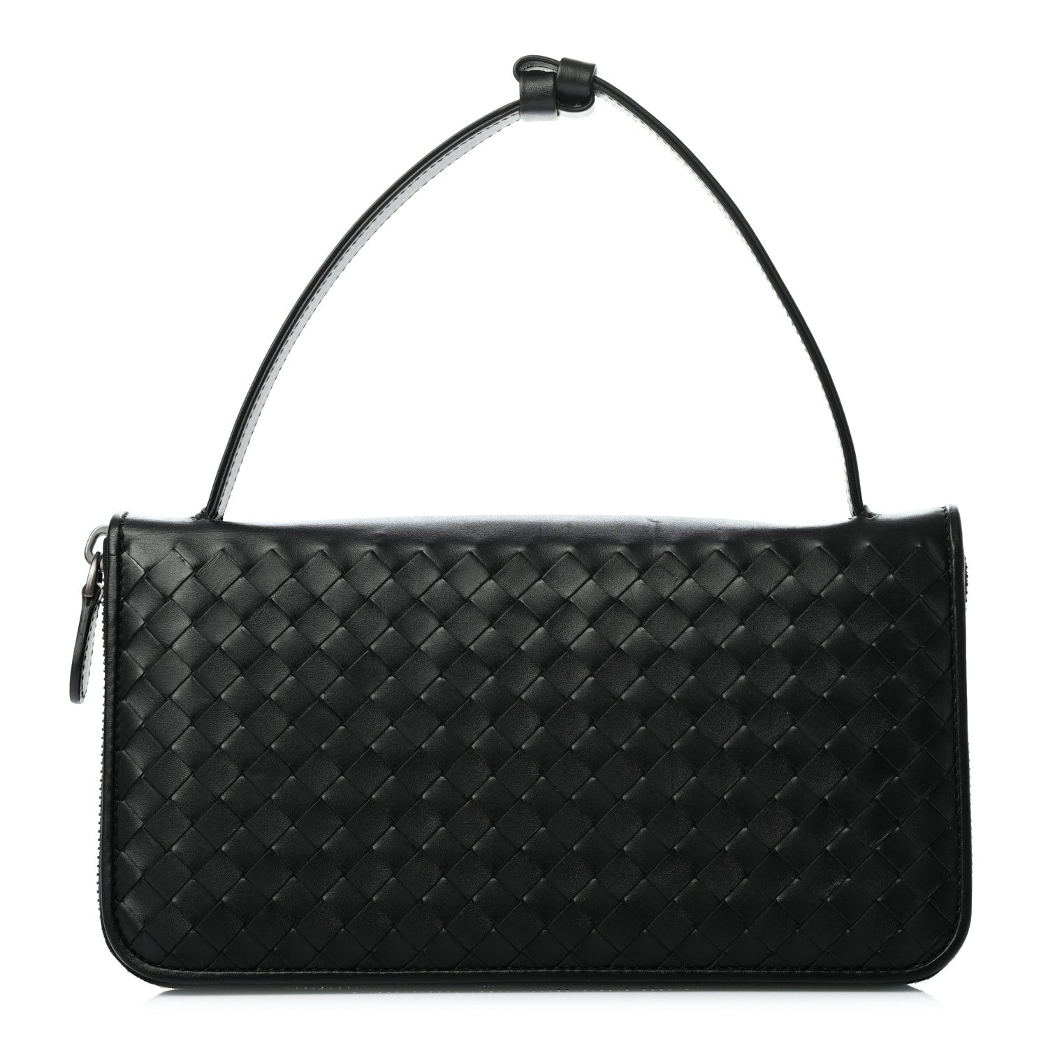Bottega Veneta Nappa Intrecciato Travel Organizer Wallet Black 3 of 9