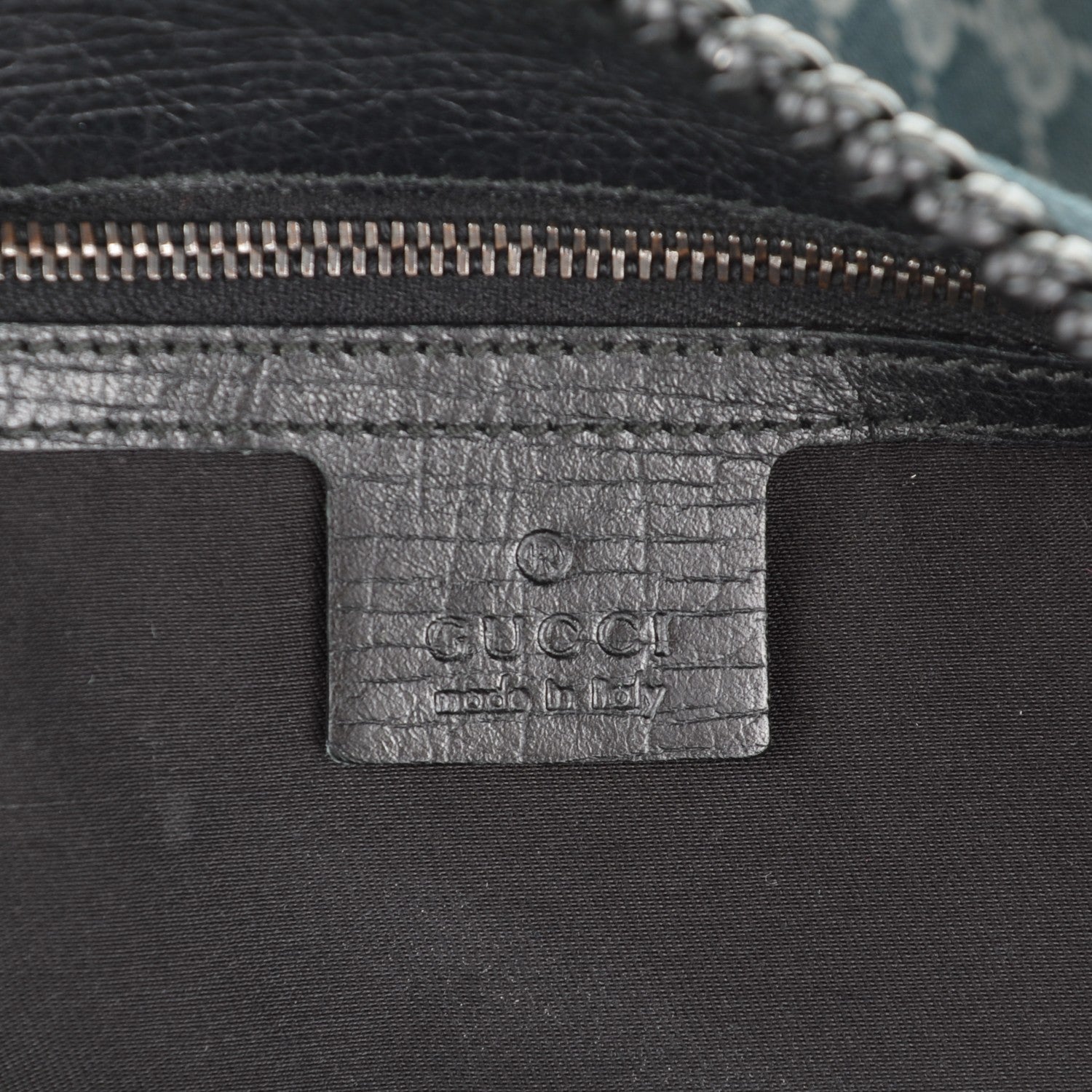 Gucci Monogram Large Horsebit Chain Hobo Black 6 of 7