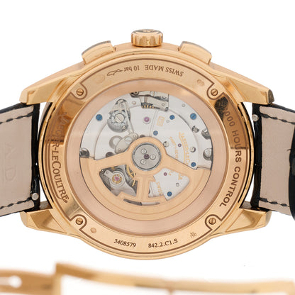 Jaeger-LeCoultre 18K Rose Gold Alligator 42mm Polaris Chronograph Automatic Watch Grey Q9022450 4 of 6