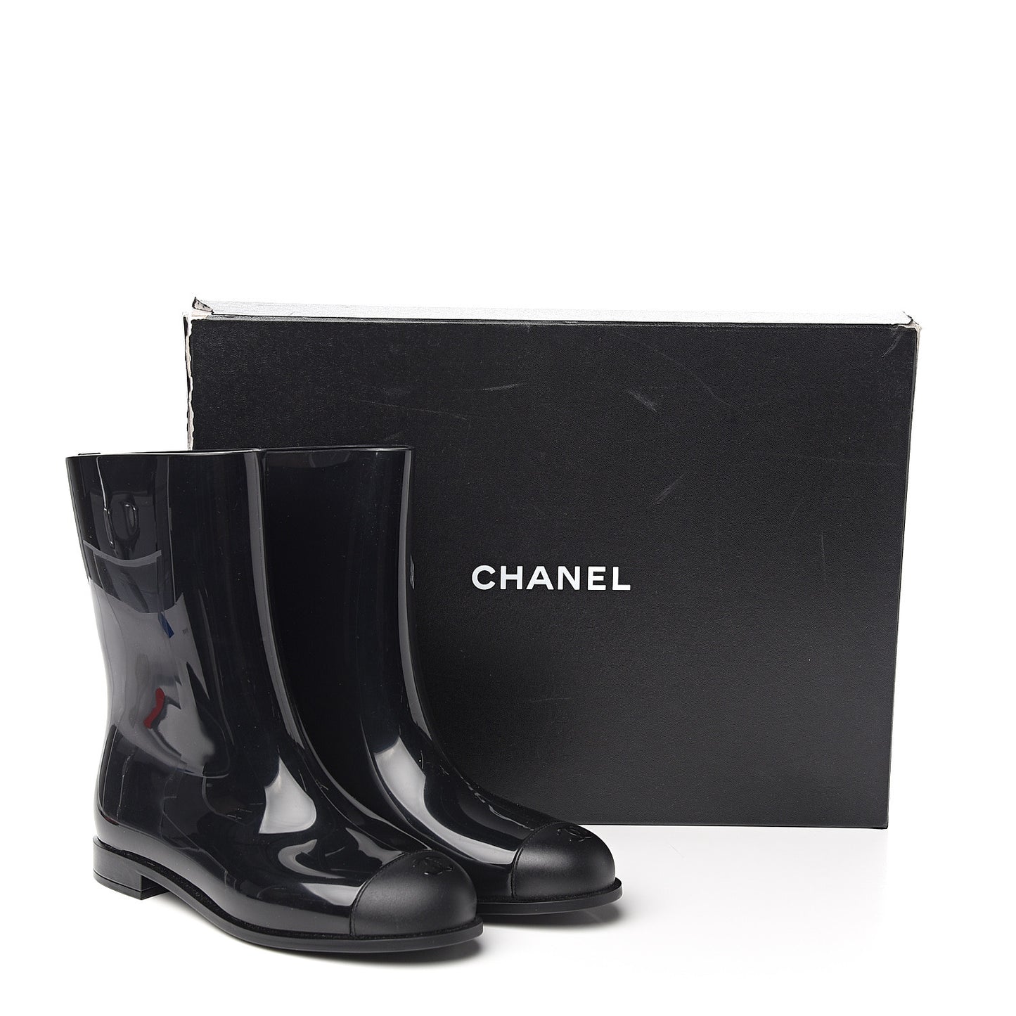 Rubber Rain Boots 41 Black