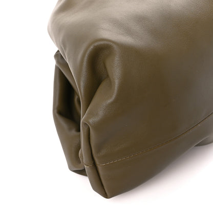 Bottega Veneta Smooth Butter Calf The Pouch Oversized Clutch Mud 10 of 11