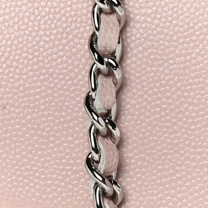 Chanel Caviar Sevruga Wallet On Chain WOC Pink 14 of 15