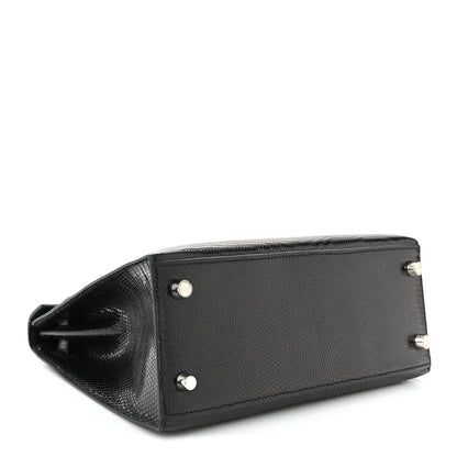 Hermes Lizard Niloticus Kelly Sellier 25 Black 4 of 11