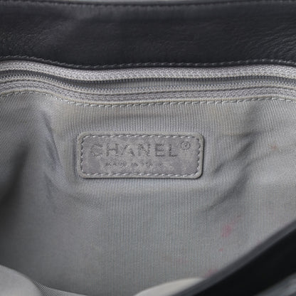 Chanel Calfskin Coco Pleats Flap Black 6 of 17