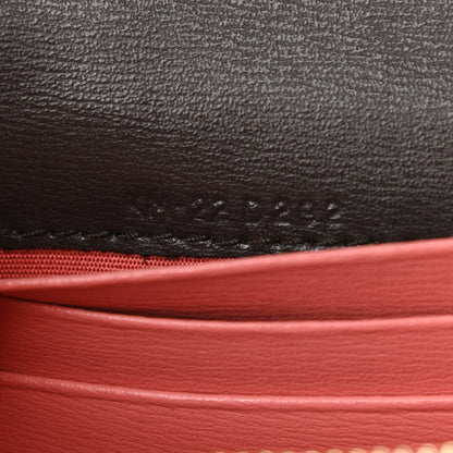 Salvatore Ferragamo Calfskin City Wallet On Chain Black 7 of 10
