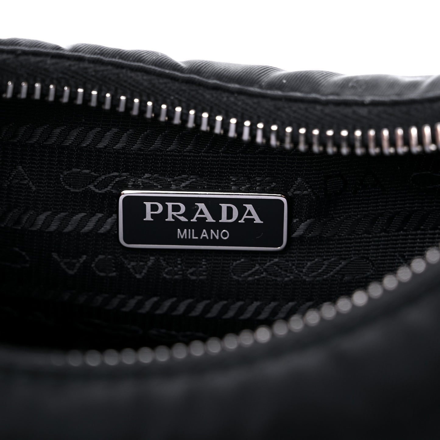 Tessuto Nylon Saffiano Mini Re-Edition 2005 Bag Black