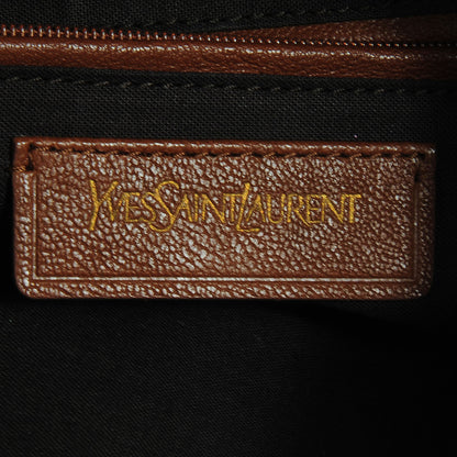 Saint Laurent Leather Medium Chyc Shoulder Bag Whiskey 8 of 10