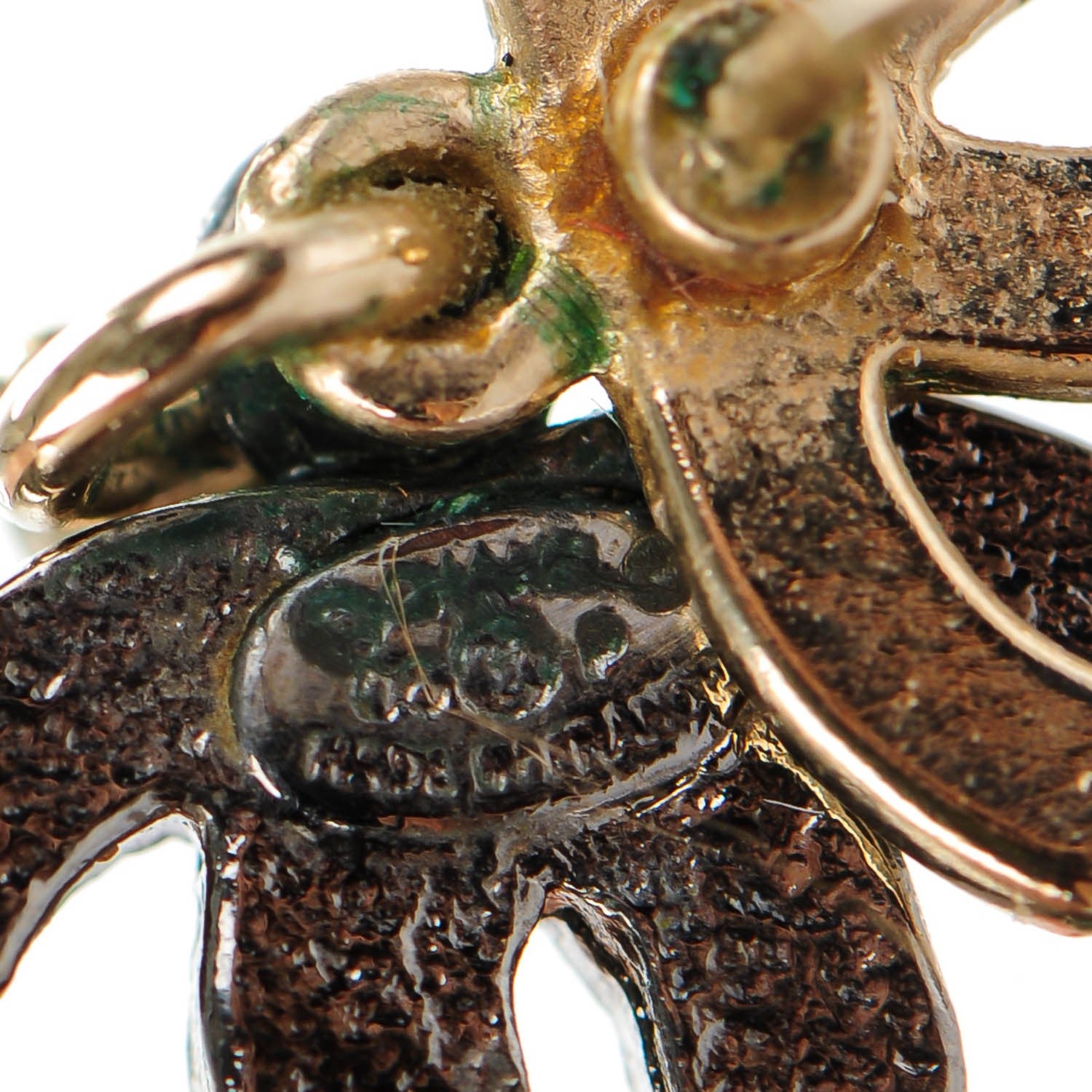 Chanel Crystal Pearl CC Drop Earrings Silver 4 of 6