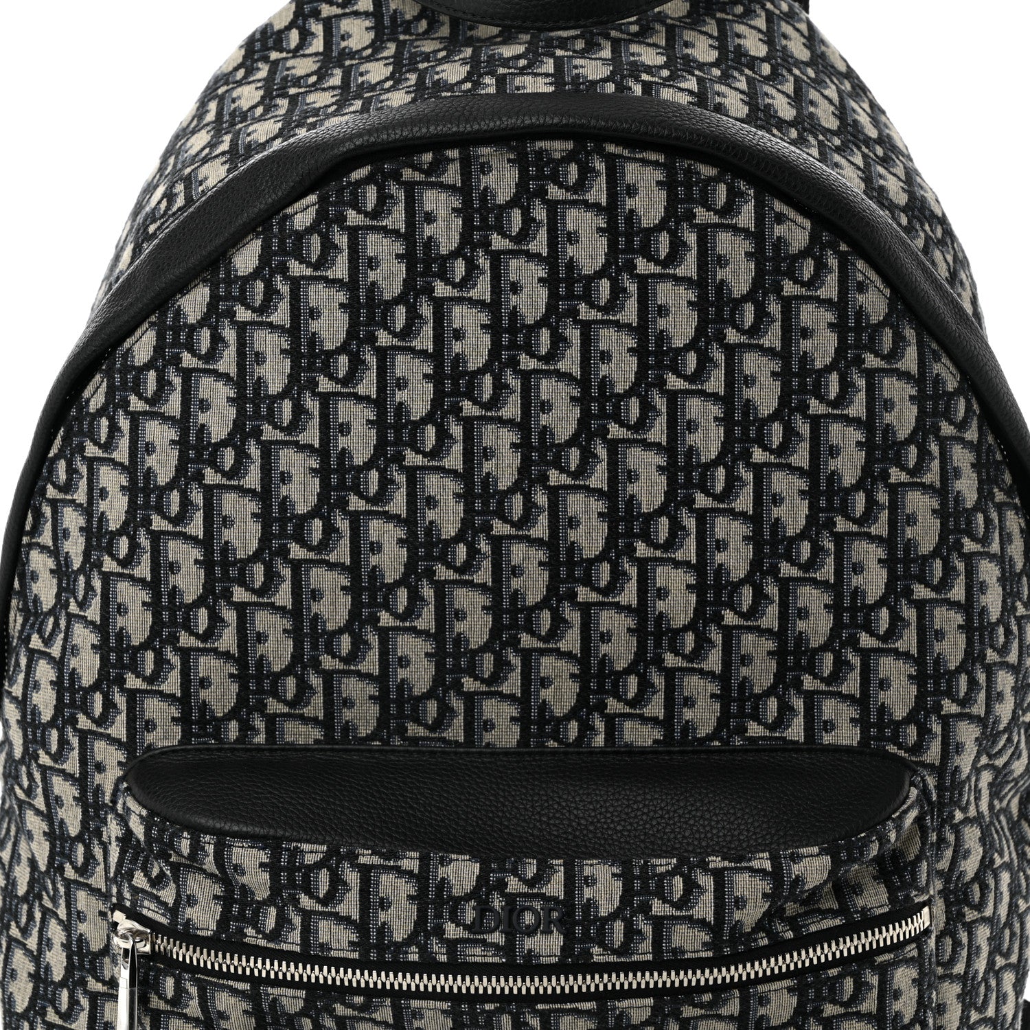 Christian Dior Oblique Calfskin Rider Backpack Beige Black 8 of 10