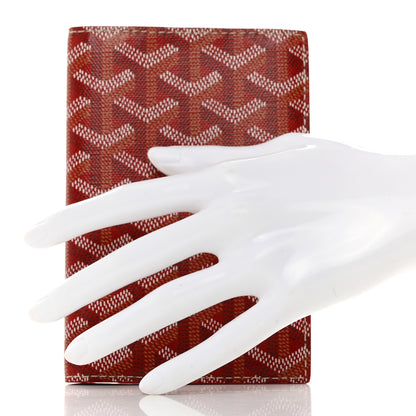 Goyard Goyardine Grenelle Passport Wallet Red 2 of 8