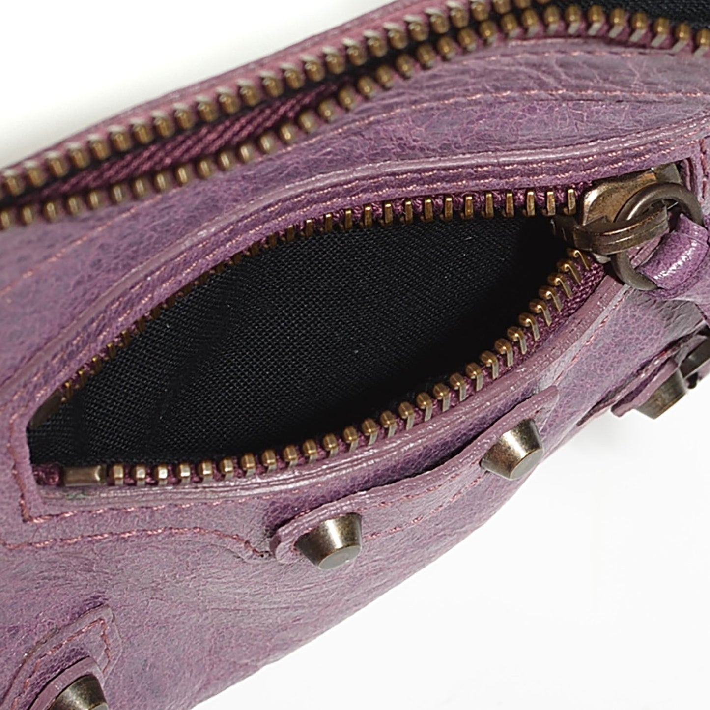 Agneau Classic Hardware M Porte-Monnaie Coin Purse Murier