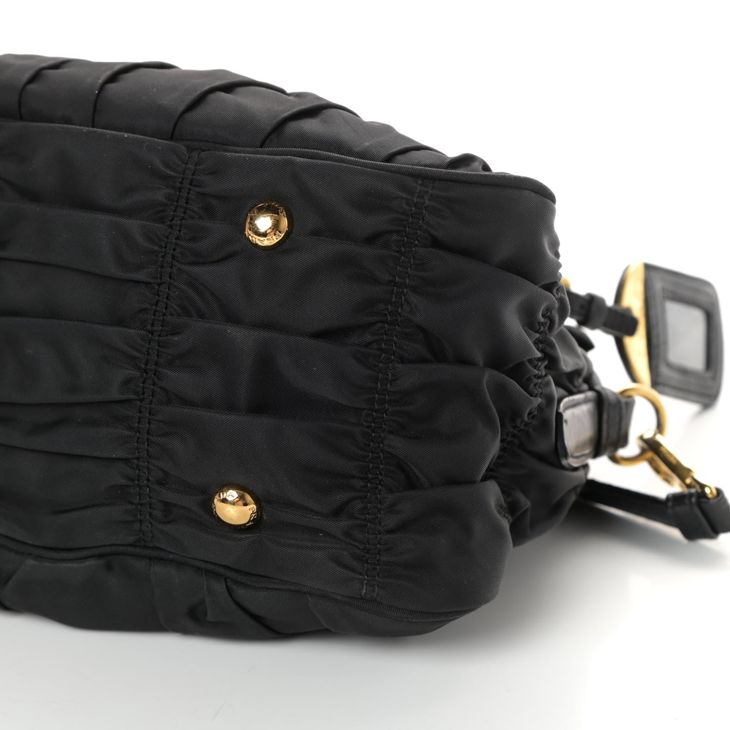 Prada Tessuto Nylon Gaufre Shopping Satchel Black 10 of 10