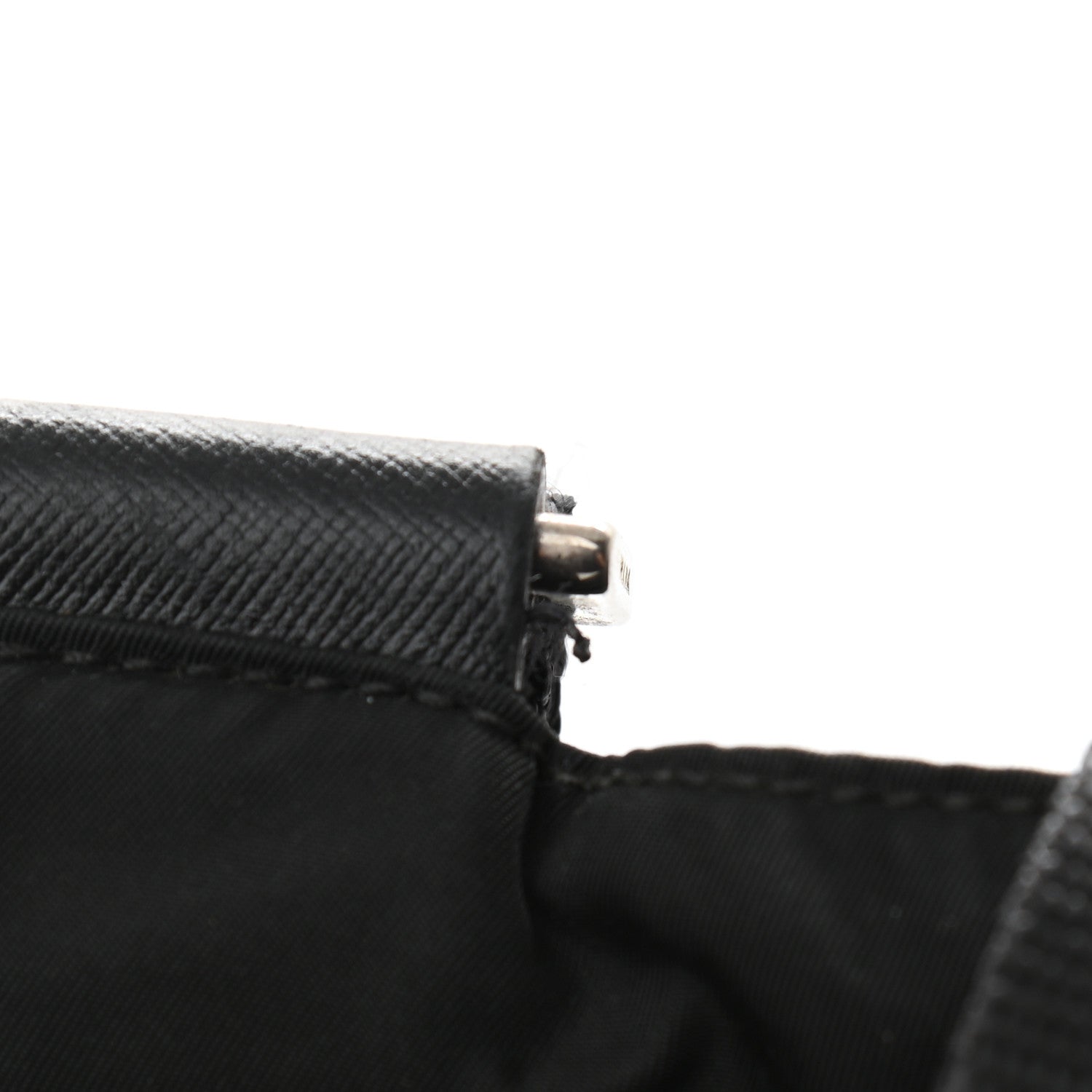 Prada Nylon Flat Messenger Bag Black 10 of 12