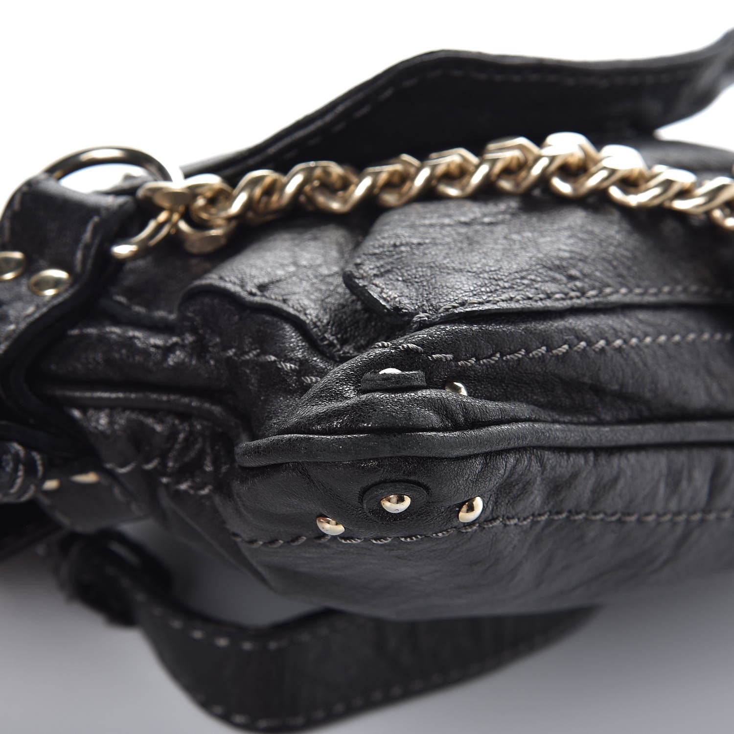 Chloe Lambskin Paddington Capsule Satchel Black 9 of 11